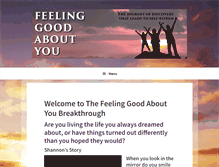 Tablet Screenshot of feelinggoodaboutyou.com